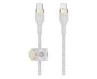 Belkin USB-C - USB-C 2.0 Silicone 1m White - 733192 - zdjęcie 1